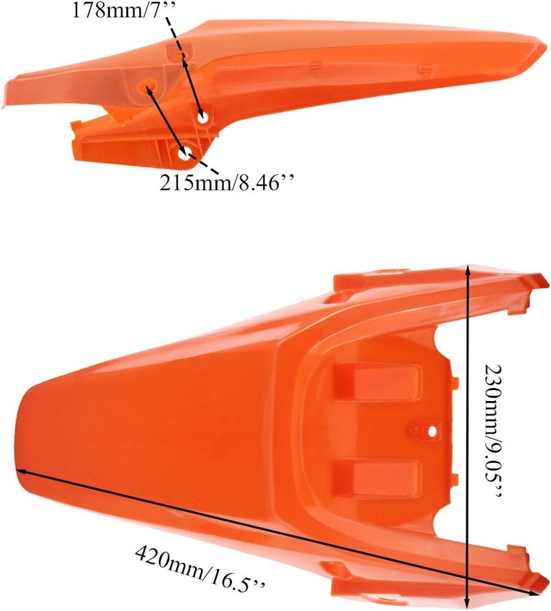 PRO BAT 7Pcs Plastic Fender Fairing Kit For CRF70 CRF70F Off Road Dirt Pit Bike Motocross，Blue - Image 4